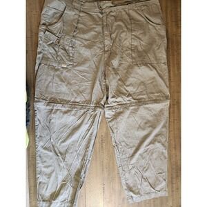 FOX FIRE THUNDER RIVER GEAR  SIZE 48x30 Cotton‎ Pants/Convertible Shorts 4XB